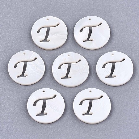 Natural Freshwater Shell Charms X-SHEL-S276-119T-1