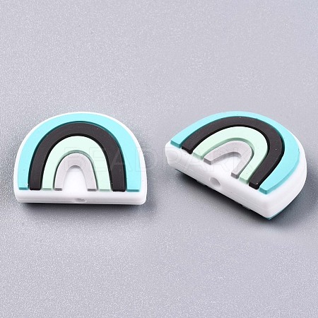 Food Grade Eco-Friendly Silicone Focal Beads SIL-N002-09B-1
