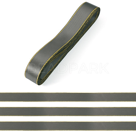 5M Polyester Gold Edged Satin Ribbon OCOR-TADJ0001-05I-1