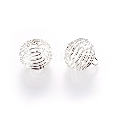 Iron Wire Pendants IFIN-R231-14mm-S-1
