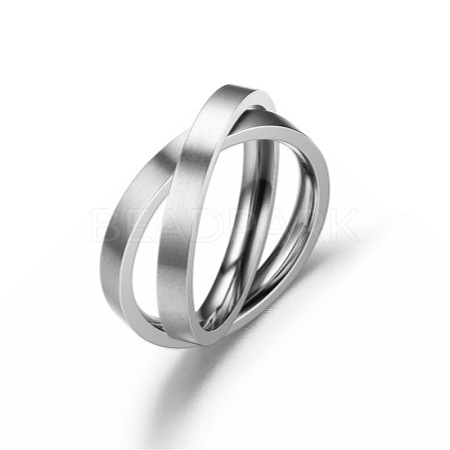 Non-Tarnish Stainless Steel Rotating Rings PW-WG51090-01-1