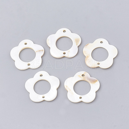 Freshwater Shell Links connectors SHEL-T009-07-1