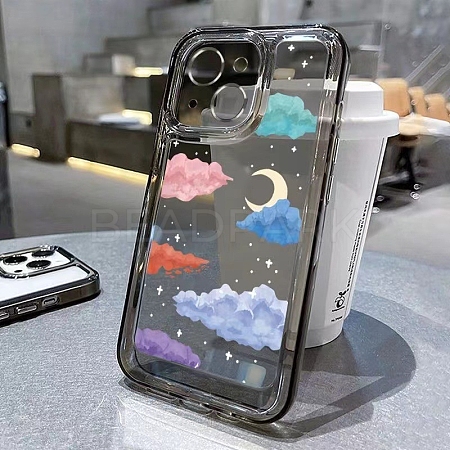 Colorful Clouds TPU Plastic Mobile Phone Cover PW-WGA90A0-05-1