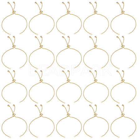 50Pcs Rack Plating Brass Chain Bracelet Making KK-ME0003-56-1