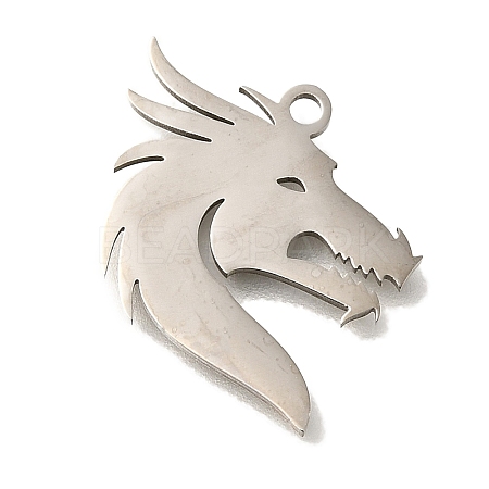 201 Stainless Steel Pendants STAS-R136-28P-1