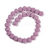 Synthetic Coral Dyed Carved Beads Strands CORA-K009-05A-3