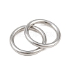 304 Stainless Steel Closed Jump Rings STAS-G393-06P-15-3
