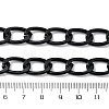 Oxidation Aluminum Faceted Curb Chains CHA-TAC0003-01EB-C-2
