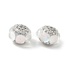 Acrylic Rhinestone Rondelle Beads CLAY-NH0003-02AS-07-1
