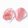 Cherry Quartz Glass Pendants G-F697-C04-3