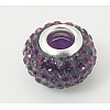 Resin Rhinestone Beads CPDL-H001-10x7mm-M-3