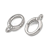 SHEGRACE Brass Spring Gate Rings XGRQ58943-764P-2