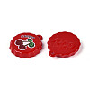 Printed Opaque Acrylic Pendants MACR-N018-12-3