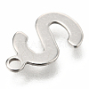 Non-Tarnish 201 Stainless Steel Charms STAS-C021-06P-S-3