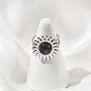 Stainless Steel Cuff Open Rings RJEW-JR01078-02-3