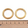 Ion Plating(IP) 316 Stainless Steel Spring Gate Rings STAS-M296-01G-E-3