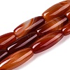 Natural Agate Dyed Beads Strands G-T138-230E-4