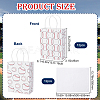 1 Sets Rectangle Paper Gift Bags with Handle ABAG-BBC0001-25B-2