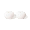 Flat Round Food Grade Eco-Friendly Silicone Beads SIL-WH0020-17A-08-1