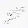 304 Stainless Steel Jewelry Sets SJEW-D094-16P-2