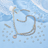 300Pcs 304 Stainless Steel Open Jump Rings STAS-UN0058-56G-02-2