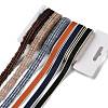 18 Yards 6 Styles Polyester Ribbon SRIB-Q022-E02-1