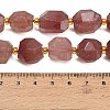 Natural Strawberry Quartz Beads Strands GG-CBA93B2-A01-01-4