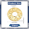 24Pcs Eco-Friendly Brass Connector Charms KK-BC0008-19-2