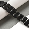 Natural Black Stone Beads Strands LS-G-L596-A11-01-2