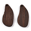 Natural Wenge Wood Pendants WOOD-T023-87-2