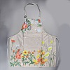 Flower Pattern Polyester Sleeveless Apron AJEW-WH20020-210A-1