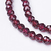 Natural Garnet Beads Strands LS-G-D167-B-2mm-1