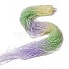Transparent Gradient Color Glass Beads Strands X1-GLAA-H021-01B-11-1