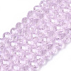Electroplate Glass Beads Strands LS-EGLA-A034-T3mm-A22-1
