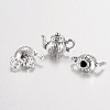 Tibetan Style Alloy Charms TIBEP-0802-S-LF-2