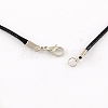 Waxed Cotton Cord Necklace Making MAK-S032-1.5mm-A101-2