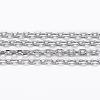 Tarnish Resistant 304 Stainless Steel Cable Chains CHS-H009-02P-1