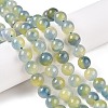 Dyed Natural White Jade Beads Strands G-T138-10mm-210-18-1