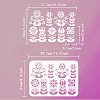 Plastic Drawing Painting Stencils Templates DIY-WH0396-203-2