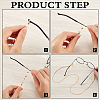4Pcs 4 Styles Iron & Alloy Eyeglasses Chains AJEW-CN0002-75B-6