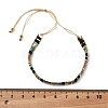 Vintage Ethnic Style Adjustable Glass Tila Beaded Handmade Slider Bracelets for Women ZN9527-1-3