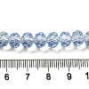 Transparent Baking Paint Glass Beads Strands DGLA-A034-T8mm-D13-4