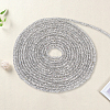 5 Yards Hollow PVC Tubular Synthetic Rubber Cord DIY-WH20002-646-6