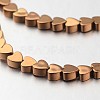 Electroplate Non-magnetic Synthetic Hematite Bead Strands G-F300-23A-08-1