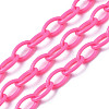 Handmade Opaque Acrylic Cable Chains KY-N014-001H-1