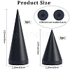 2Pcs 2 Styles Alloy Ring Display Stands RDIS-BBC0001-01EB-2
