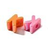 UV Plating Opaque Acrylic European Beads SACR-Z007-01K-2