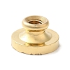 Golden Plated Round Shaped Wax Seal Brass Stamp Head STAM-K001-07G-08-2