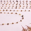 Natural Tiger Eye Chips Beaded Chains CHC-SZ0001-62J-4