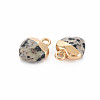 Natural Dalmatian Jasper Charms LS-G-N326-121-01-3